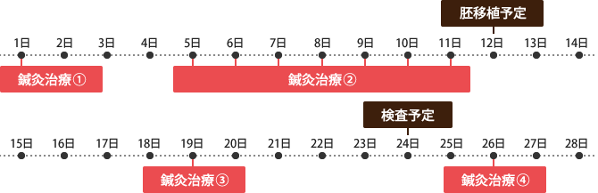 不妊鍼灸療法計画